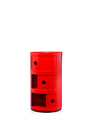 Kartell Componibili Furniture, Red, 60 x 33 x 32 cm
