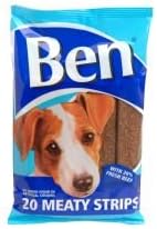 PET-510099 Ben Meaty Strips Beef (20s) 13 Pack