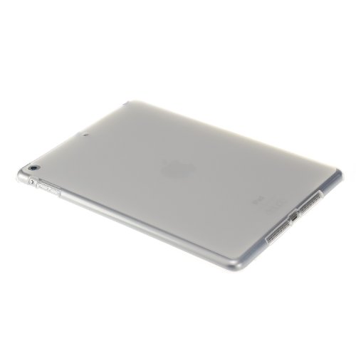 doupi PerfectFit Schutzhülle mit Staubstöpseln für iPad Air ( 1. Gen. ) A1474 A1475 A1476 Staubschutz Matt Clear Design TPU Schutz Hülle Silikon Schale Bumper Case Schutzhülle Cover, weiß - 3