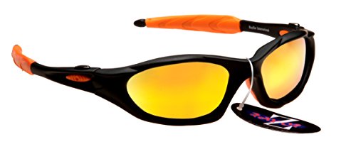Rayzor-Professional-Lightweight-UV400-Black-Sports-Wrap-Golf-Sunglasses-With-an-Amber-Orange-Iridium-Revo-Anti-Glare-Lens-SIZE-SMALL