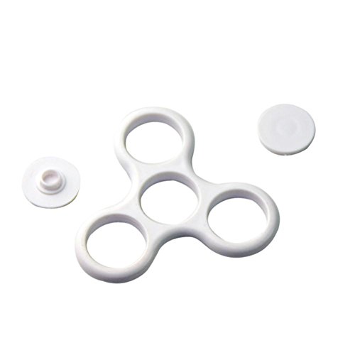 Tonsee Without Bearing Frame Shell For Tri-Spinner Hand Spinner Fidget Toy (White) Tonsee Without Bearing Frame Shell For Tri-Spinner Hand Spinner Fidget Toy (White)