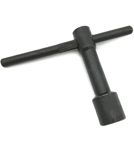 Chiave Quadrata Per Mandrino Tornio 12x12 Mm – In Acciaio Carbonio, Manico A T Antiscivolo, Per Router CNC E Fresatrici