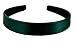 2.5 cms Wide Satin Headband Hair band Alice Band Flexible (Bottle Green)