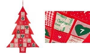 Preisvergleich Produktbild Hotex Adventskalender ´Weihnachtsbaum´, aus Stoff 35021