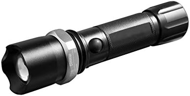 YANGLING Rechargeable LED Torch Tactical Flashlight - Zoomable Super Bright Camping Hiking Bicycle EDC Waterproof Pocket Cree Torch Light for Men Women Kids - with 18650 Battery, USB Cable, Car Charger, Lanyard and Package Box