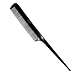 High Quality Professional Black Fine Toothed Plastic Tail comb *Brand New*