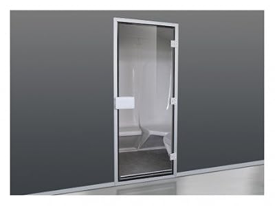 Vente-unique Hammam droit VENUS 6 places avec sièges ergonomiques, panneau de contrôle extérieur et sonde de température - L212 x L134 x H210 cm