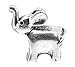 Produktbild 1 Stück Charm-Anhänger Elefant versilbert passend für Pandora Chamilia/Troll/europäische Armbänder, 14 x 13 mm