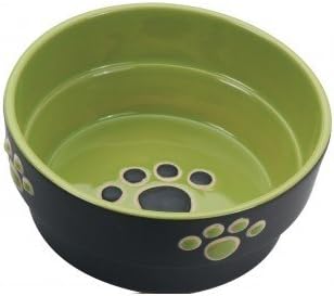 Ethical Products Spot Fresco Dish Dog Pet Design Food Water Dishes Bowl Green 5"