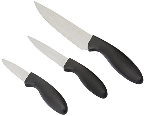 Shangxing Stainless Steel Kitchen Knife Set, 3-Pieces, Black RS.100.19 (66.00% Off) - Amazon Shangxing Stainless Steel Kitchen Knife Set, 3-Pieces, Black RS.100.19 (66.00% Off) - Amazon