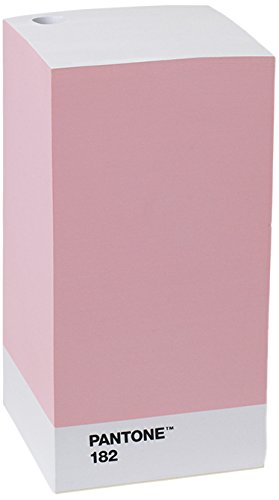 Pantone Notizzettel-Block, Papier, rosa, 7,5 x 7,5 x 14,6 cm