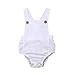 Produktbild MISSWongg Unisex Bekleidungssets Stripe Romper Sunsuit Kleidung Mädchen Jungen Ärmelloser Fester Strampler Spielanzug Overall