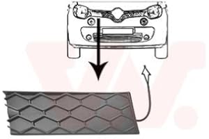 VAN WEZEL 4368512 KÜHLERGRILL KÜHLERGITTER Grill Gitter