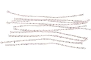 U-K 10 pezzi di ricambio per accendini a benzina, filo di rame, stoppino in cotone, accessorio utile e pratico