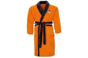 Asditex Albornoz Unisex Valencia C.F. Infantil Naranja (14/16 años)