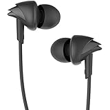 boAt BassHeads 100 in-Ear Headphones with Mic (Black)