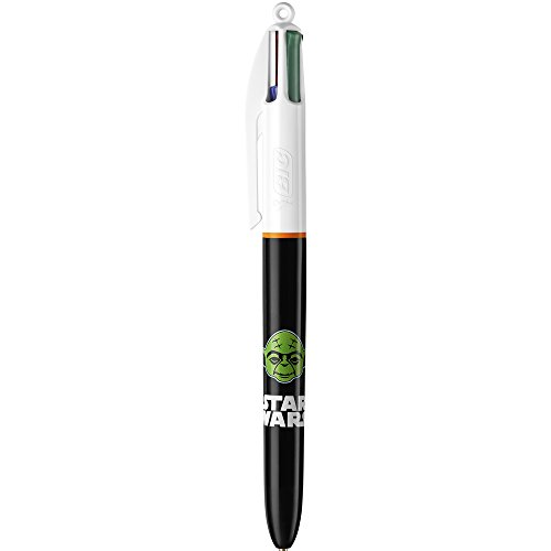 BIC 945512 Star Wars 4-Farb-Druckkugelschreiber, Dokumentenecht, 0.4 mm, Set mit 3 Stück - 3