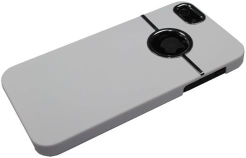 Fishbone Shape 4260310646565 Chrome Protective Case Cover Skins for Apple iPhone 5 5G 5S Wine Red