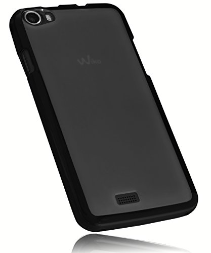 Preisvergleich Produktbild mumbi Schutzhülle für Wiko Lenny Hülle transparent schwarz