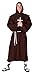Produktbild Karneval-Klamotten Mönch Kostüm Herren Mönch-Kutte braun Mittelalter Herren-Kostüm Männer Gewand mit Kordel Karneval Größe 56/58