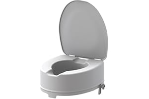 DE MARTA Rialzo WC di 15 cm con staffe e coperchio