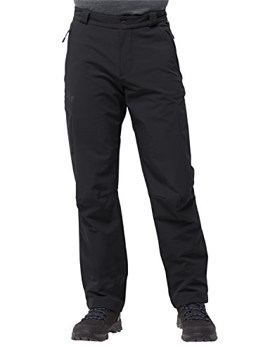 (98, Black) - Jack Wolfskin Men's Activate Thermal Men's Softshell Trousers
