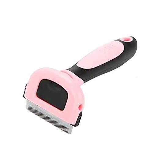Bobopai Pet Hair Comb Pet Hair Removal Comb Cat and Dog Comb to Die Hair Knot Pet Grooming Brush Professional Deshedding Tool for Dogs and Cats(S Pink)