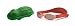 Gift Pack Baby Red Babybanz Sunglasses and Green Frog Sunglasses Case 0 - 2 years