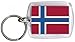 Produktbild PLEXIGLAS-Schlüsselanhänger mit Nationalflagge • NORWEGEN • NEU Gr. ca. 4cm x 6cm (81123) Länderflagge - Schlüsselbund Keyholder