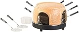 Cucina di Modena Mini Pizza Ofen: Pizzaofen mit echter Terrakotta-Haube für 8 Personen (Tisch-Pizzaofen) Cucina di Modena Mini Pizza Ofen: Pizzaofen mit echter Terrakotta-Haube für 8 Personen (Tisch-Pizzaofen)