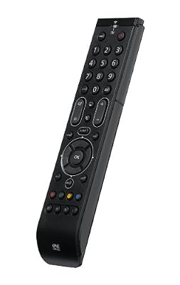One For All Télécommande universelle One For All Essence TV - Noire – Télécommande Parfaite de remplacement TV- Garantie de fonctionner avec toutes les marques TV. URC 7110