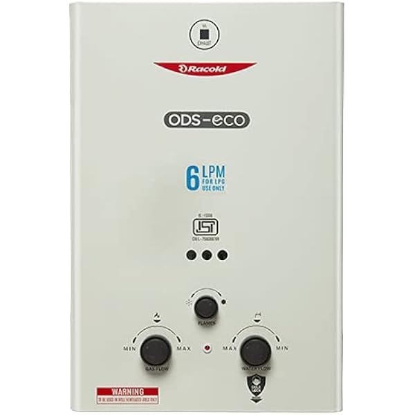 Buy Havells Flagro 6 Litre Instant Lpg Water Heater (White), Wall Mounting  Online at Low Prices in India - Amazon.in