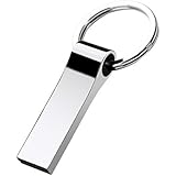 USB Stick, 32GB USB-Stick USB-Flash-Laufwerk Wasserdicht Memory Stick Speicherstick （Mit Schlüsselring）