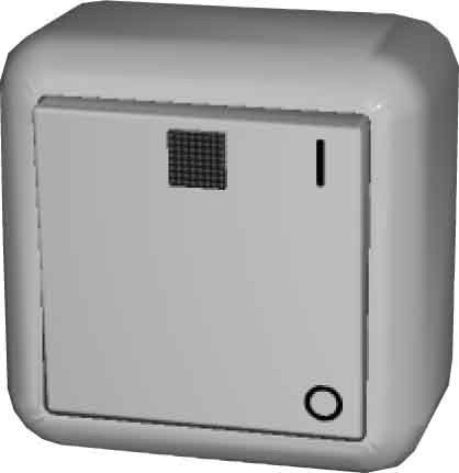 Preisvergleich Produktbild Elso Ausschalter 2 beleuchtet 16A Schraubklemme CONTURA, reinweiß, 391214