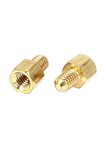 sourcingmap® 30 Stück M4 5mm+6mm Männlich Weiblich Schraube Grundplatte Abstandshalter Sechskant- Abstandshalter - 2