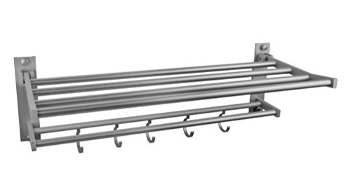 50cm Alu Handtuchhalter Badregal Wandregal Wandhandtuchhalter Bad Handtuch Regal