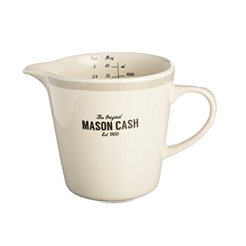 Mason Cash Baker Lane Messbecher, Grau/mehrfarbig, 16 x 15 x 21 cm, 1 Liter