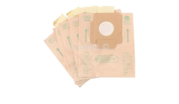 Hoover H7 + sacchetto per aspirapolvere (confezione da 5) con 5 x sacchetti  di carta sacchetti per sottovuoto borsa di stoffa (con 5 x Sacchetti -  Hoover) : Amazon.it: Casa e cucina