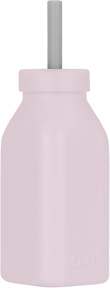 OiOi Hüp + Up- Şişe + Pipet - Misty Lilac/Powder Grey