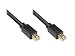 Produktbild Good Connections Mini-DisplayPort Anschlusskabel - beidseitig MDP Stecker - 4K2K / UHD - 24K vergoldete Kontake - 3-fach Schirmung, Kupferadern (OFC) - schwarz, 3 m