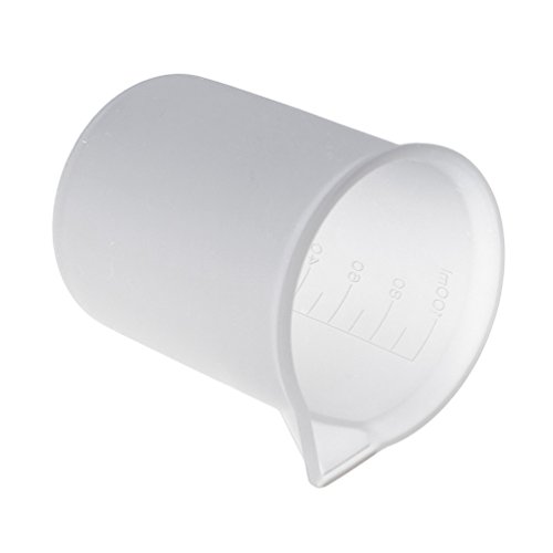 YNuth 100ml Silikon Messbecher Backmessbecher Mensur Transparent Gießen Werkzeug - 6