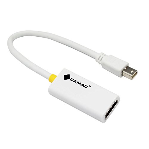 CAMAC Neu Mini Displayport auf HDMI-Adapter-Kabel für Apple MacBook, MacBook Pro, iMac, Macbook Air, Mac Mini Laptop ** unterstützt neue Thunderbolt-Anschluss * – Weiß - 2