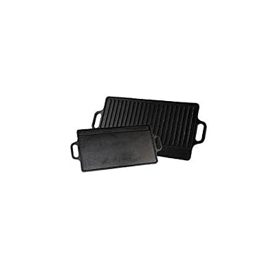 Baumalu 385225 Plancha 42 cm en Fonte Utilisable des Deux Côtés