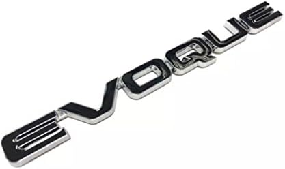Evoque Black Chrome Back Rear Boot Letters Badge For Range Evoque LR/RRDOEVOQUE901CB