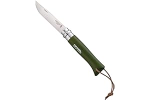 Herbertz Jul. C GmbH Opinel 8 - Custodia in pelle, colore: Cachi