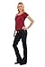 Ladies Bootcut Maternity Jeans Over The Bump Womens Denim Blue Pants