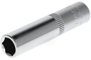 GEDORE red Douille longue, Entraînement 1/4" 6,3 mm, 6 pans, Diamètre 8 mm, Outil, R41000809, Acier chromé