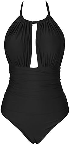 Women’s Halter One Piece Bikini Swimsuit Beach Swimwear