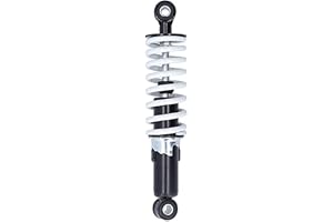 250 Mm Universell Motorcykel Stötdämpare Justerbar Ersättning Baksusning Tung Stål Vårspjäll Landcykel för Grop Smuts Cykel Atv Quad Motorcykel Scooter