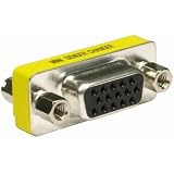 rhinocables® 15 Pin Female to Female VGA SVGA Adaptor coupler joiner